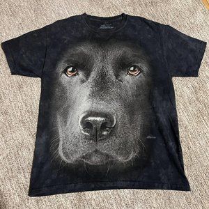 The Mountain Black Lab T-Shirt Vincent Hie 2011 Men’s Size Medium Black USA